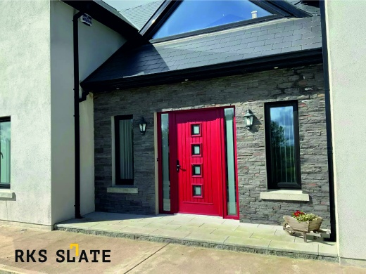 3D мозаика из камня RKS SLATE Сланец Rustic Rockface. Облицовка фасада