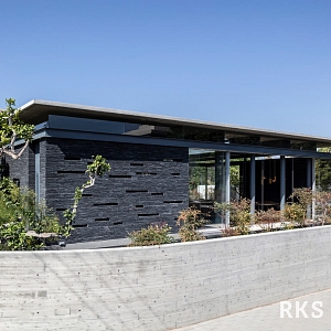 Облицовочный камень натуральный для фасада 3D панели RKS SLATE Сланец Black Waterfall Pencil