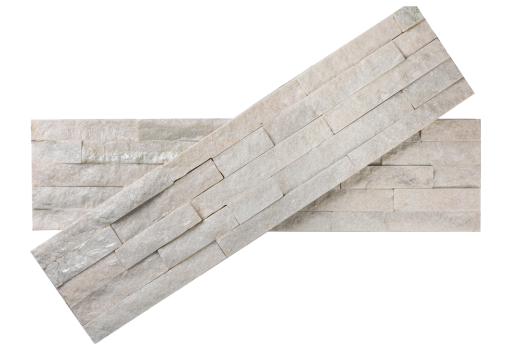 Текстура белого кварцита 3D панели RKS SLATE White Quartz Classic, крупный план