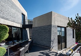 3D панели RKS SLATE Сланец Black Waterfall Pencil