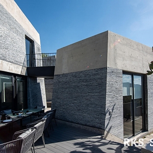 Отделочный камень для стен RKS SLATE Сланец Black Waterfall Pencil