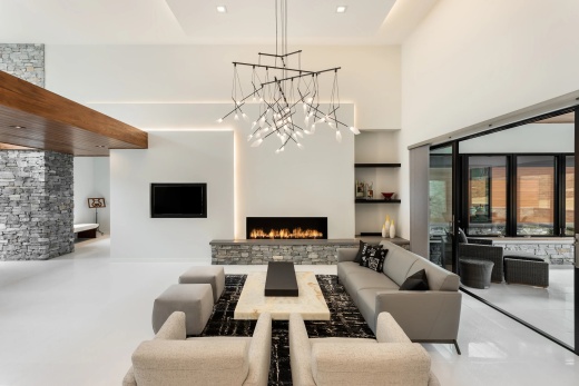 3D панели из природного камня, выполненные из кварцита Nordic Blend Country